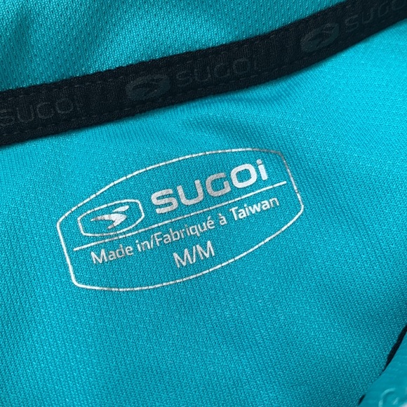 Bike/cycling top, aqua color by Sugoi, size M - Picture 4 of 7